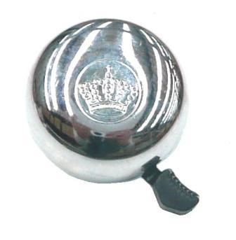 BELL - Steel, Silver Top, Crown Design, Fits 25.4mm BB