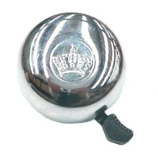 BELL - Steel, Silver Top, Crown Design, Fits 25.4mm BB