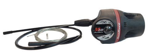 Right Grip Shifter, 7 Speed - Index, Sunrace