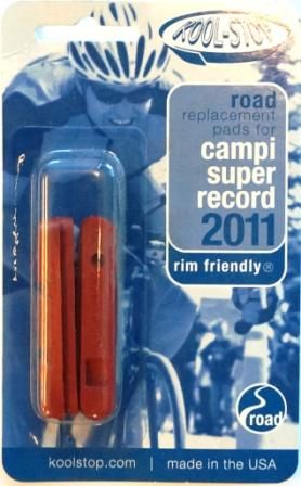 BRAKE PADS - KOOL STOP  SUPER RECORD INSERT SALMON KSSRSA