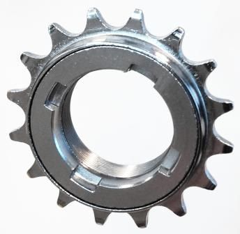1/8" x 16T Freewheel - EZ-OFF, CNC Machined, Silver, Dicta
