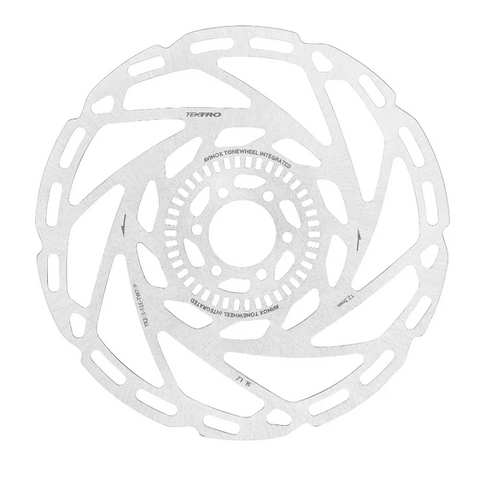 "NEW" - TEKTRO Rotor, 203mm, T: 2.3mm, w/AVINOX sensor 42T, stainless, w/6 pcs screw, Quality Tektro product
