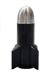 **Valve Cap Rocket, Black