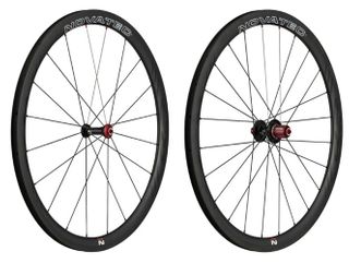 Wheelset, 11speed, CARBON 700c Novatec R-3  (38mm rim) Clincher F & R (Shimano Body 11s) 20mm id rim, Tubeless ready taped, Rim brake type, Professional wheelset Made in Taiwan