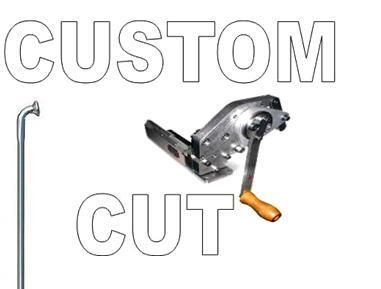13G/14G Custom Cut Spoke, Silver - J-Bend, Cut from 296mm (Please advise length), Includes Nipple, Suit Electric Hub