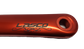 2 Piece Single Speed Crankset - 130BCD & 170mm Crank - For 103mm B.B. Red, Alloy
