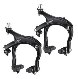 55-73mm Reach Dual Pivot Caliper Set, Road - Front & Rear, Nutted, Black, R559, Tektro