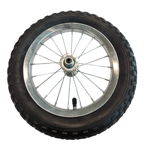 WHEEL  -  Replacement 12" FRONT Wheel, Q/R (No Skewer), 100mm OLD, with Tyre and Tube for Bicycle Trailer/Jogger 9800/9801/9807/9820