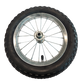 WHEEL  -  Replacement 12" FRONT Wheel, Q/R (No Skewer), 100mm OLD, with Tyre and Tube for Bicycle Trailer/Jogger 9800/9801/9807/9820