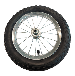 WHEEL  -  Replacement 12" FRONT Wheel, Q/R (No Skewer), 100mm OLD, with Tyre and Tube for Bicycle Trailer/Jogger 9800/9801/9807/9820