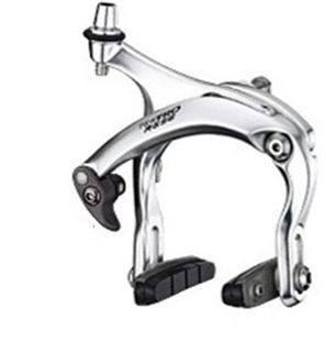 55-73mm Reach Dual Pivot Caliper Set - Front & Rear, Recessed, QR, Forged Alloy, Silver Anodized, Tektro