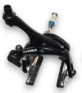 39-51mm Reach Dual Pivot Caliper, Road - Rear Only, Recessed, QR, Alloy, Black, Tektro