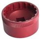 UNIOR - Bottom Bracket Socket, MegaEVO, Anodized Red  (16 Notch 46.4mm)  627622