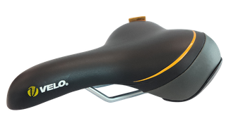 260 x 190mm Ladies Saddle - Vinyl Top, Upright Relaxed Riding, 447g, Velo Plush Boing VL6090