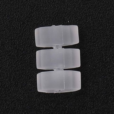 O RING/DONUT - For 1.2mm Cable, CLEAR (Bag of 20)