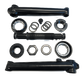3 Piece BMX Crankset - 175mm, 19 x 8T, 145mm Spindle - USA Type, Loose Bearing B.B Set