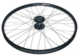 WHEEL - 20" REAR TRIKE WHEEL - SILVER ALLOY RIM - BLACK HUB - Suit 2500 Series Gomier Adult Tricycle .