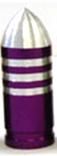 Valve Cap - Bullet, Purple, Sold Individually, NZB-3