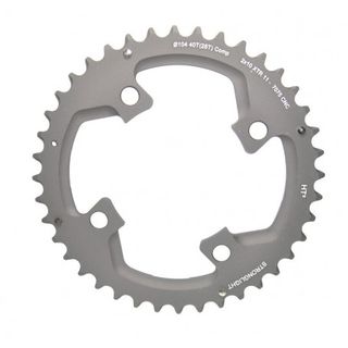 104mm BCD, 4H MTB Chainring, 39T (26), Outer (Not Threaded), 2x10 Speed, 7075-T6 HT3 Grey, Shimano XTR FC-M980 Comp., Stronglight