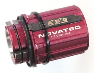 B2 HUB BODY  -  with Shimano HG Spline, suits  8/11 Speed Cassette, 3 Pawl, Alloy, ABG, 1.8 Spacer, Japanese Bearing (suit F482SB-95526) RED