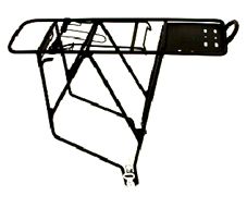 CARRIER - Rear Carrier, For 26", 700c & 29er Bikes, With Spring Bow, Fittings 15cm Long, Alloy, BLACK