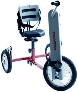Rehatri Trike 16"Front and rear wheel size, Single Speed  RED