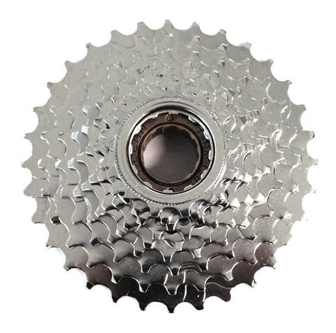 9 Speed Screw-On Cluster, 13-32T - Chrome Plated, Made in Taiwan