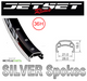 28.0mm OD - Jetset CH-E213 - DW - PJ - ME - 36H - Black - 97040 - 97041