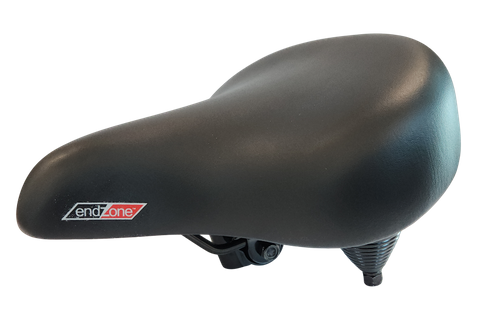 260 x 260mm Comfort Saddle - Gel Top, Extra Wide, Coils, Clamp Included, Velo Endzone VL8030
