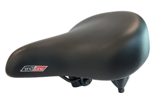 260 x 260mm Comfort Saddle - Gel Top, Extra Wide, Coils, Clamp Included, Velo Endzone VL8030
