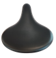 260 x 260mm Comfort Saddle - Gel Top, Extra Wide, Coils, Clamp Included, Velo Endzone VL8030