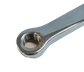 100mm - Left Chrome Plated Cotter Pin Crank Arm, Steel