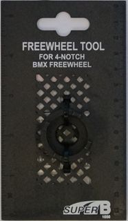 FREEWHEEL REMOVER, For BMX "4 NOTCH" freewheels (same as 6633) SUPER-B quality