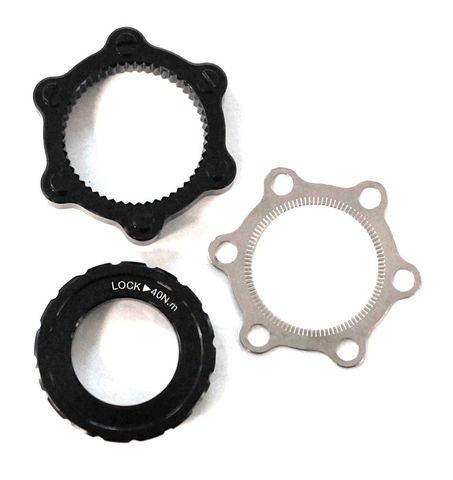 DISC BRAKE ADAPTOR-  converts Centerlock to 6-bolt