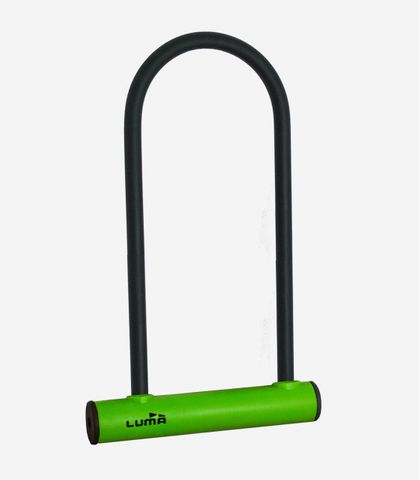 Lock , U lock 180 x 320mm, 12mm bar thickness,  Green receiver, LUMA No1 lock brand in Spain