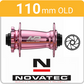 WHEEL - 29er Jetset AM-30HO+ ARCOS 32H W/j Polished Silver Rim, FRONT 15mm T/A (110mm OLD) 6 Bolt Disc Sealed Novatec Boost Pink Hub, SILVER Spokes