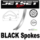 WHEEL - 29er Jetset AM-30HO+ ARCOS 32H W/j Polished Silver Rim, FRONT 15mm T/A (100mm OLD) Centerlock Disc Sealed Novatec Black Hub, BLACK Spokes