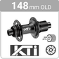WHEEL - 29er Jetset AM-30HO+ ARCOS 32H W/j Polished Silver Rim, 12 SPEED MICRO SPLINE 12mm T/A (148mm OLD) Centerlock Disc Sealed KT (612 POE 0.6 deg Hub Body) BOOST Black Hub, SILVER Spokes
