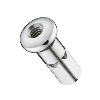Pillar Internal Nipples, Mod 5R, Brass, 14G - FG 2.3/2.0 Thread, 0.95g, 10.5mm Length, Sold as 1 Gross (144pcs), Silver (Suits Nipple tool U1276)