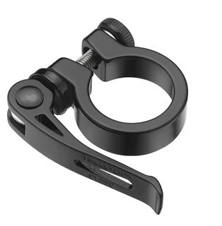 Seat clamp, QR, 38.6mm, alloy, black