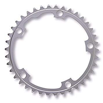 130mm BCD, 5H Road Chainring, 42T - 9/10 Speed, 5083 Silver, Stronglight