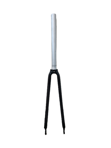 700/622 - O.D. 28.6mm, I.D. 24.8mm - Threadless Fork With Carbon Blades & Alloy Steerer, 35mm Clearance, 45mm Offset. Only 700g
