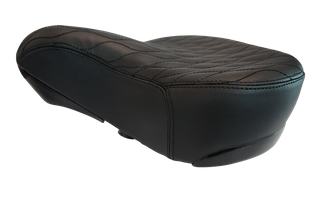 255 x 265mm Comfort Saddle, Soul Cruiser - Quilted Stitching, Dual Comfort, Coils, Clamp Included, GS913