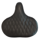 255 x 265mm Comfort Saddle, Soul Cruiser - Quilted Stitching, Dual Comfort, Coils, Clamp Included, GS913