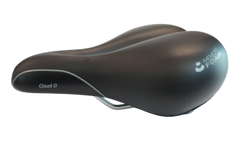 274 x 211mm Comfort Saddle - Memory Foam, Elastomer Bumper, Relaxed Riding, 746g, Velo Voam Cloud O VL6103