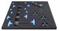 UNIOR Professional BIKE BUILD Workbench (628611) - w/ 1 x Chest of 8 draws - 54 Pieces - Includes a truing stand!    L 1500 x W 750 x H 2025mm