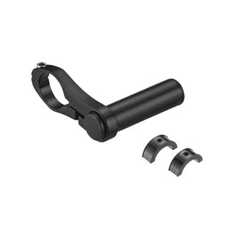 A NEW ITEM - Computer & Light Bar, 70mm wide, black set 22.2mm tube, 31.8mm clamp + 25.4 & 26mm shim, alloy, black