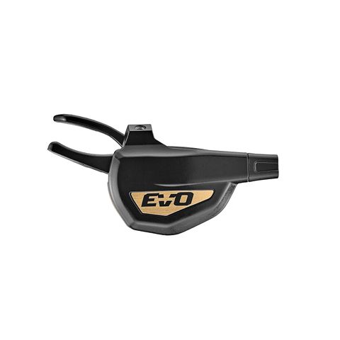 TRP Shift lever SL-M9050-12R EVO, 12 speed, right, w/2400mm shift cable, Black/Gold, w/ matchmaker style clamp