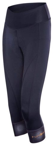 KNEE TIGHTS - FUNKIER SASSARI Women's Pro Knee Tights, B-13 Chamois, 80% Polyamide, 20% Spandex, BLACK, M