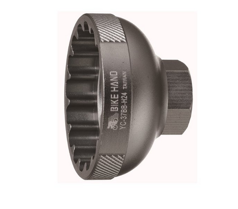 Bottom bracket tool, 16 notch, alloy, for FSA/MegaEvo/T47/PF30, use with 1/2 driver or 24mm wrench